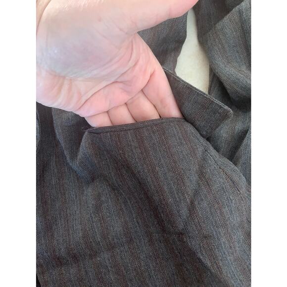 Zara Woman wool blend blazer jacket brown gold woman’s size 4 - Picture 7 of 8